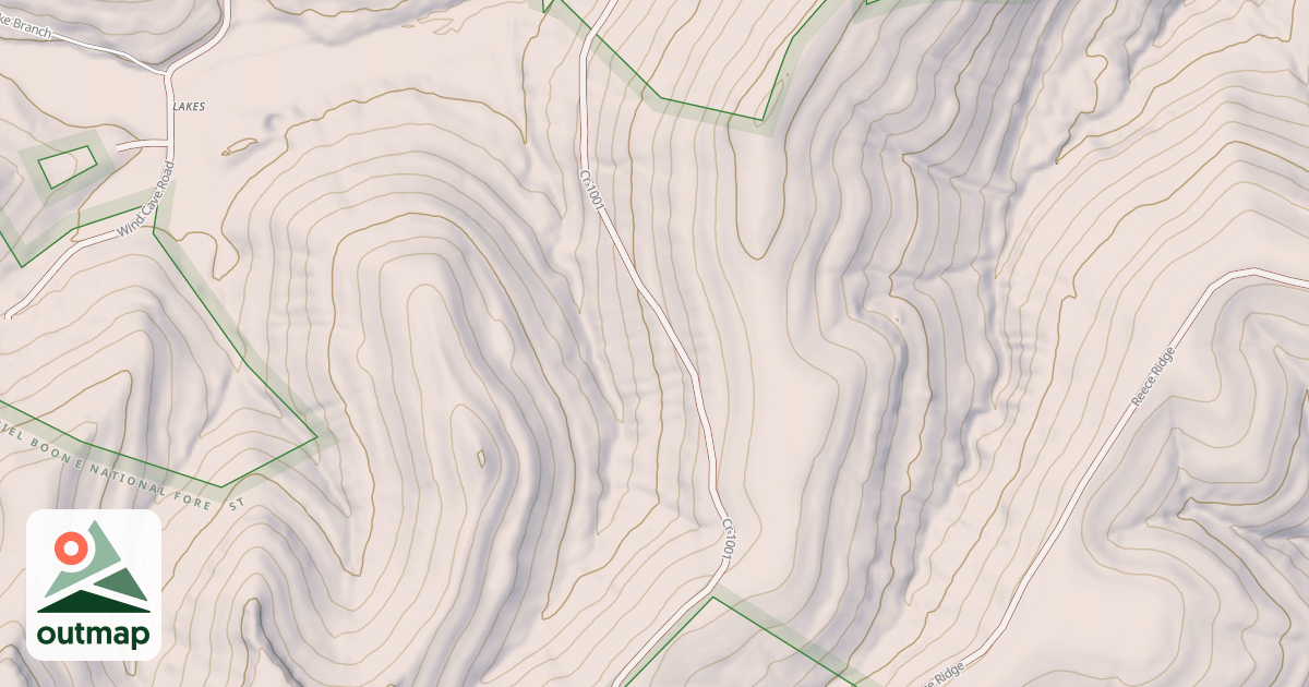 Map of BIG BRANCH