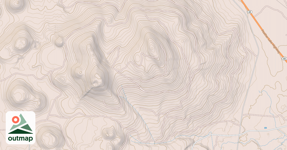 Map of BOGARD BUTTES