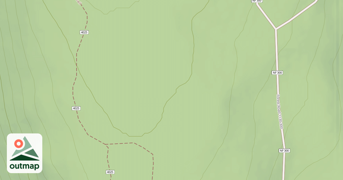 Map of USFS Motor Vehicle Use Map Roads {6AE65649-E0D6-4700-B0D3-BEA76AB61893}