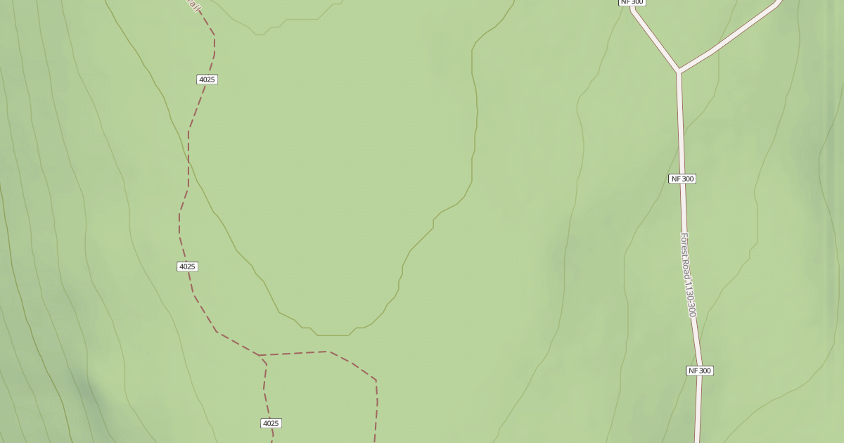 Map preview of USFS Motor Vehicle Use Map Roads {6AE65649-E0D6-4700-B0D3-BEA76AB61893}