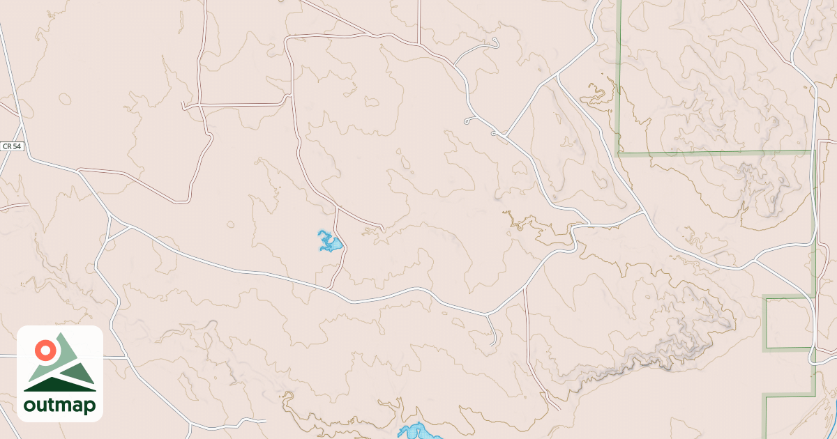 Map of FROG CR. ROAD