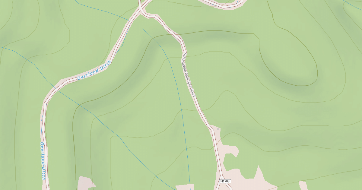 Map preview of SCHONEMAN PARK SPUR