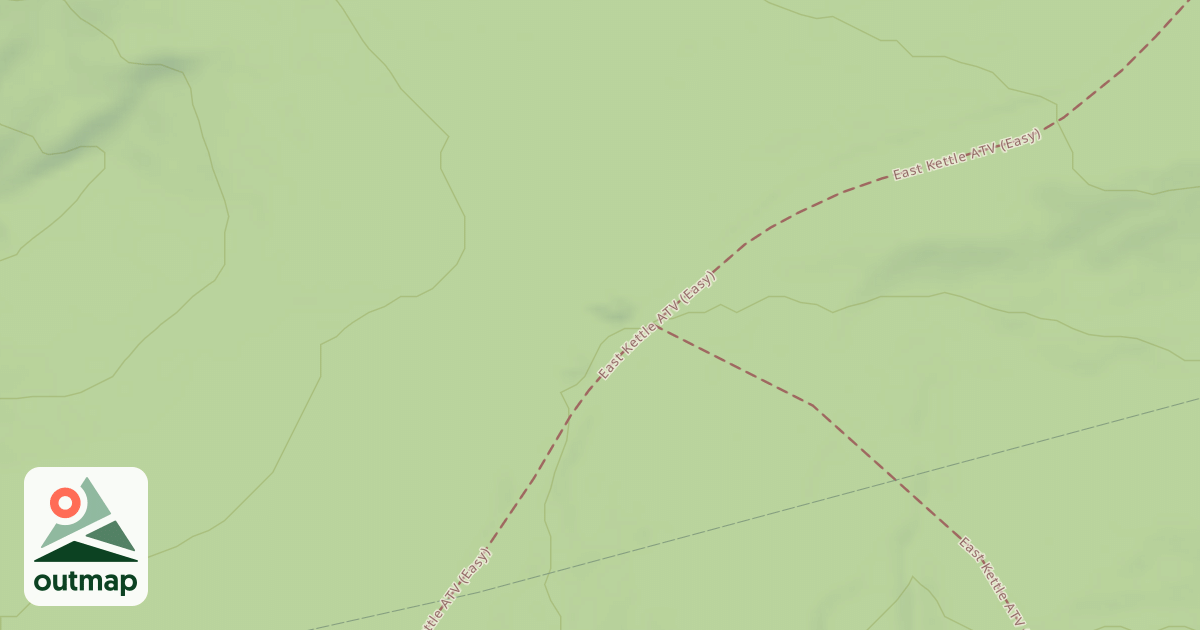 Map of East Kettle ATV Trail System