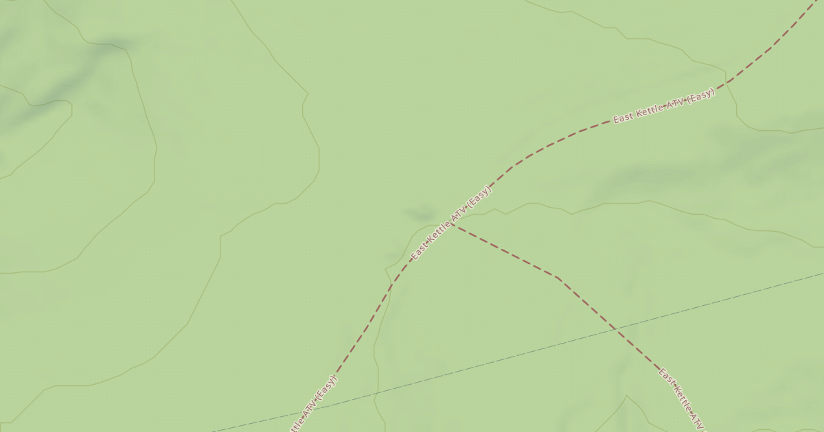 Map preview of East Kettle ATV Trail System