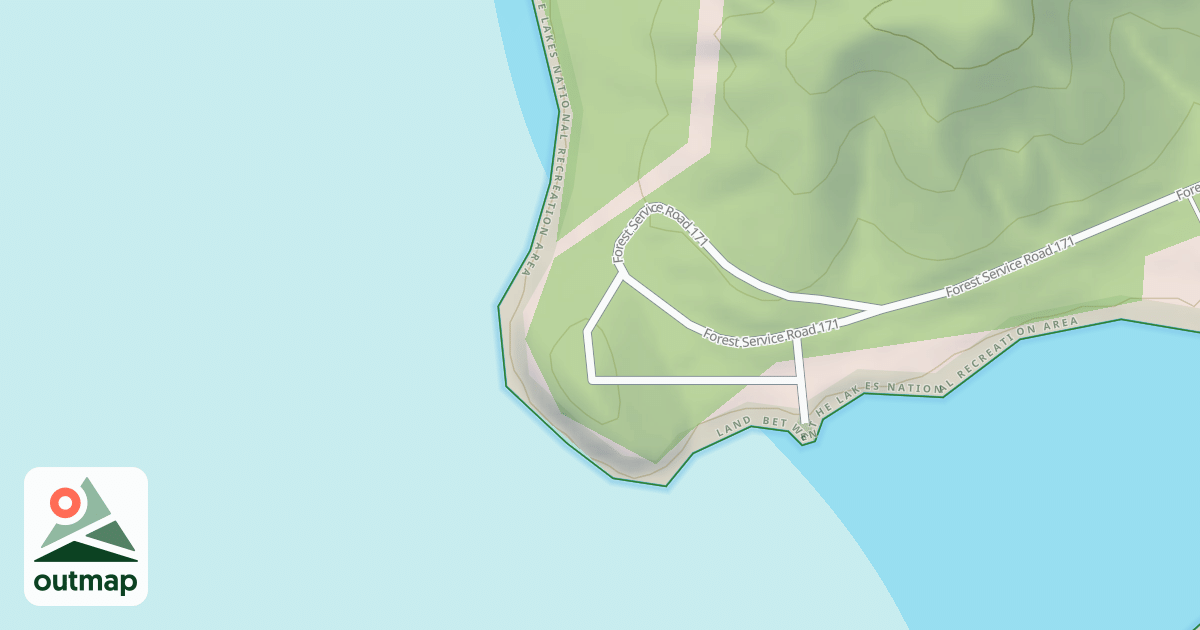 Map of R.H. CAMPSITE 31 ACCESS