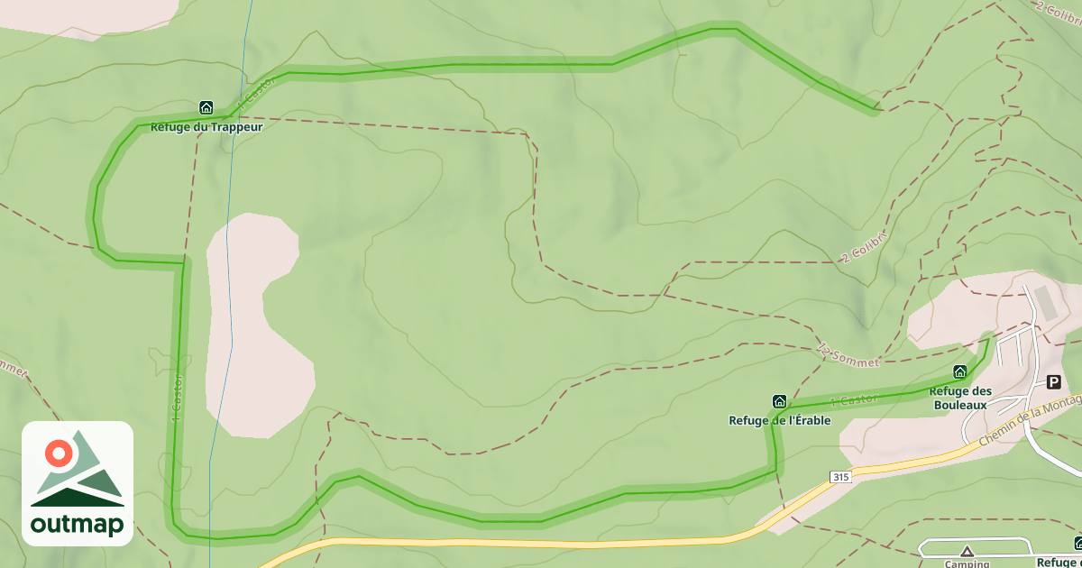 Map of 1 Castor