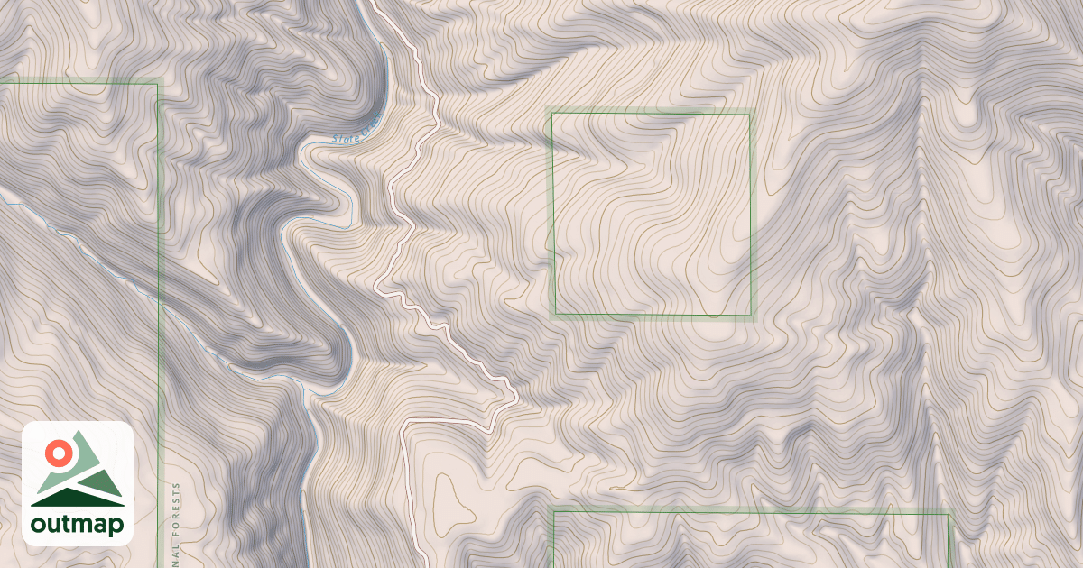 Map of DUNN PEAK