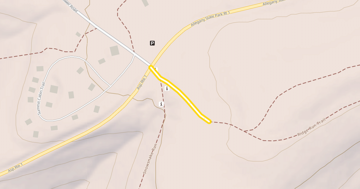 Map preview of Ridge Run Trail