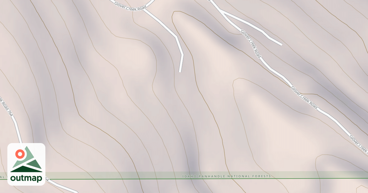 Map of Graves Creek Ohv
