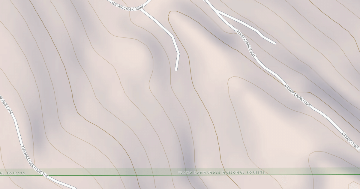 Map preview of Graves Creek Ohv