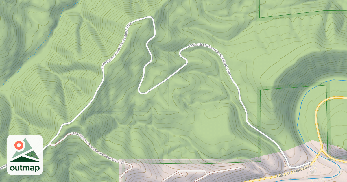 Map of LAKE CREEK