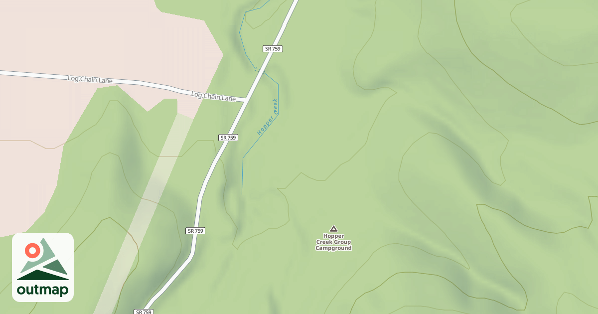 Map of HOPPER CREEK REC.
