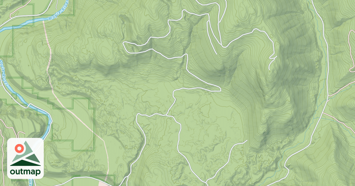 Map of DEER RIDGE