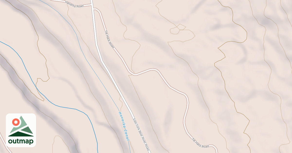 Map of EAST FORK EAST