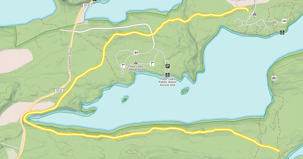 Map preview of Old Logging Camp Trail