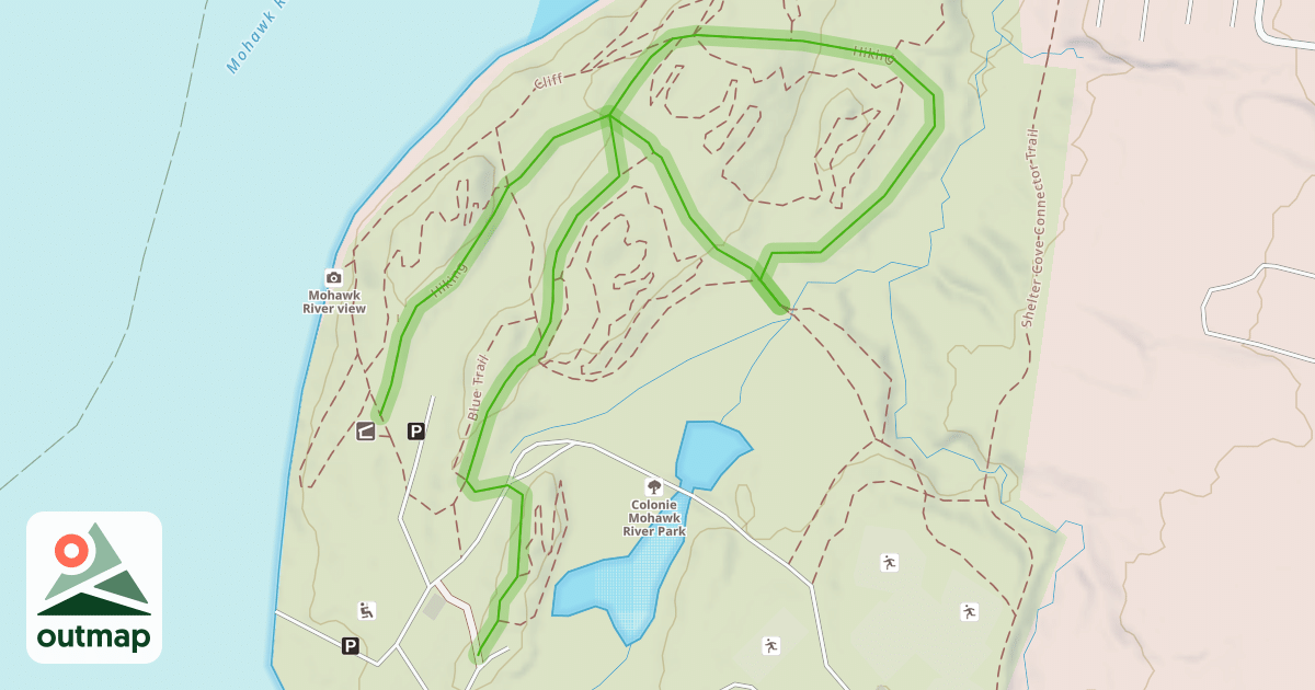 Map of Hiking