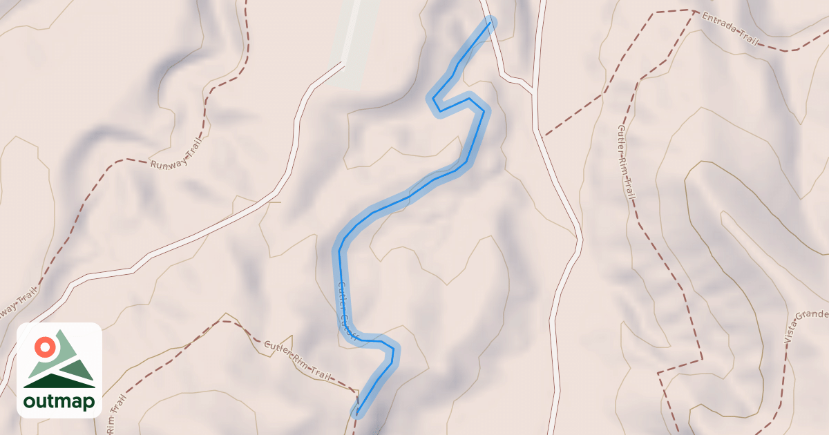 Map of Cutler Cutoff