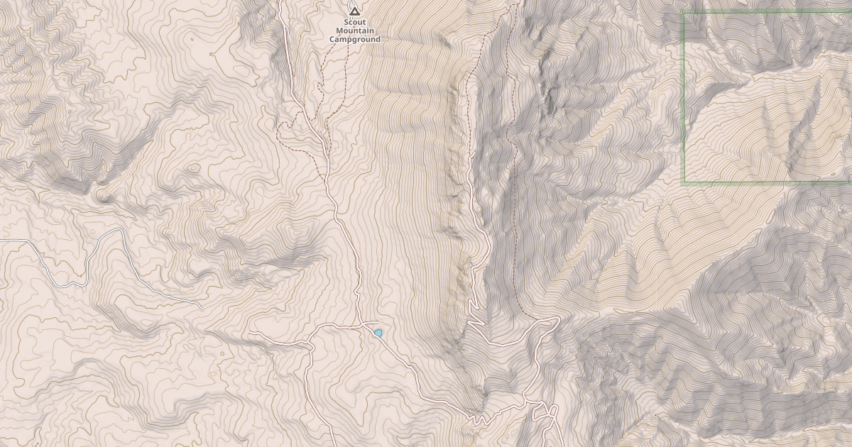 Map preview of EAST FORK MINK CREEK