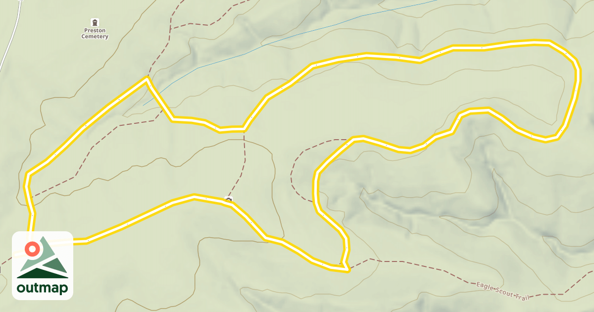 Map of Cedar Ridge Trail