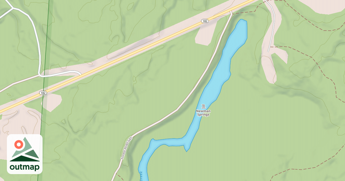 Map of FR 645