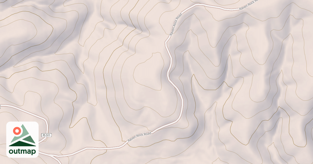 Map of RAVEN ROCK