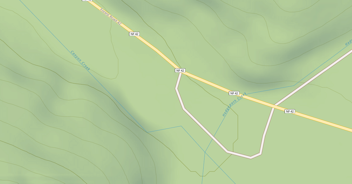Map preview of USFS Motor Vehicle Use Map Roads {39ABB64F-2E46-4B6D-9E1E-E126E5721342}