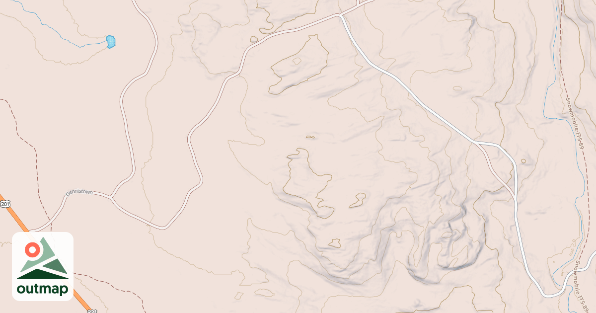 Map of Maine Statewide ATV Trails 25