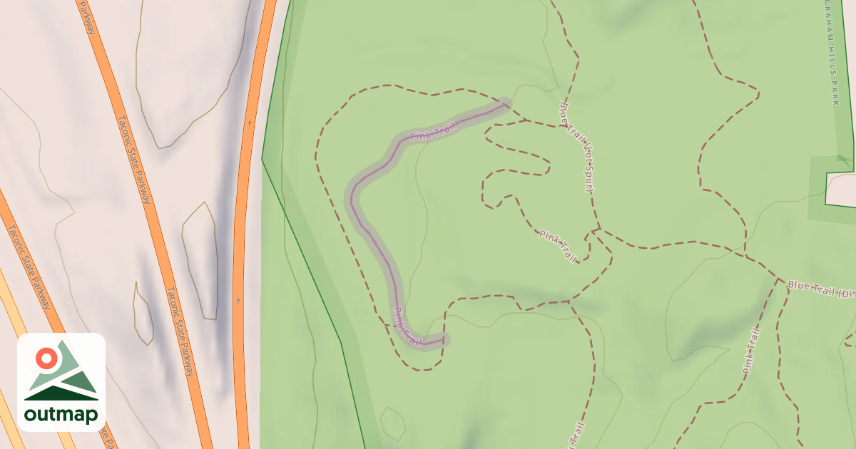 Map of Pink Trail