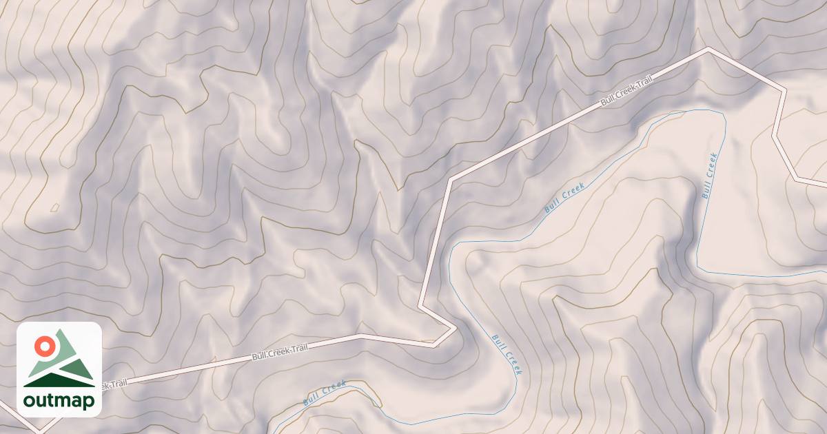 Map of Bull Creek