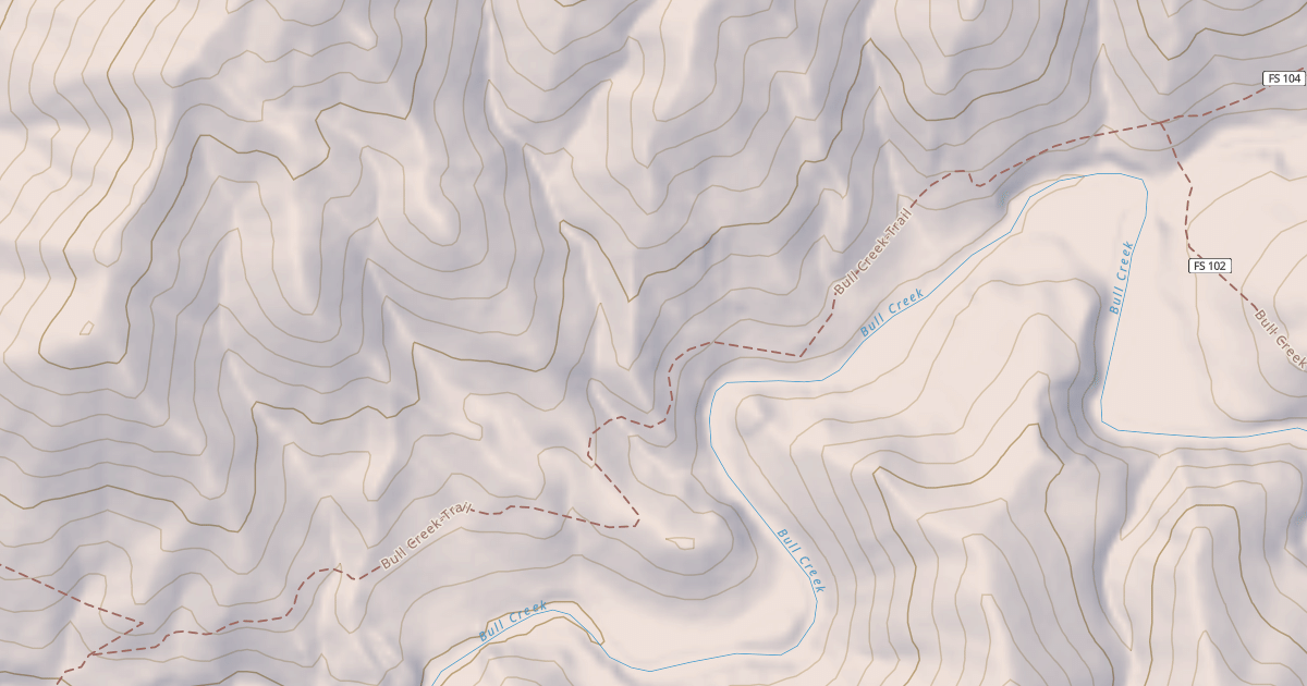Map preview of Bull Creek