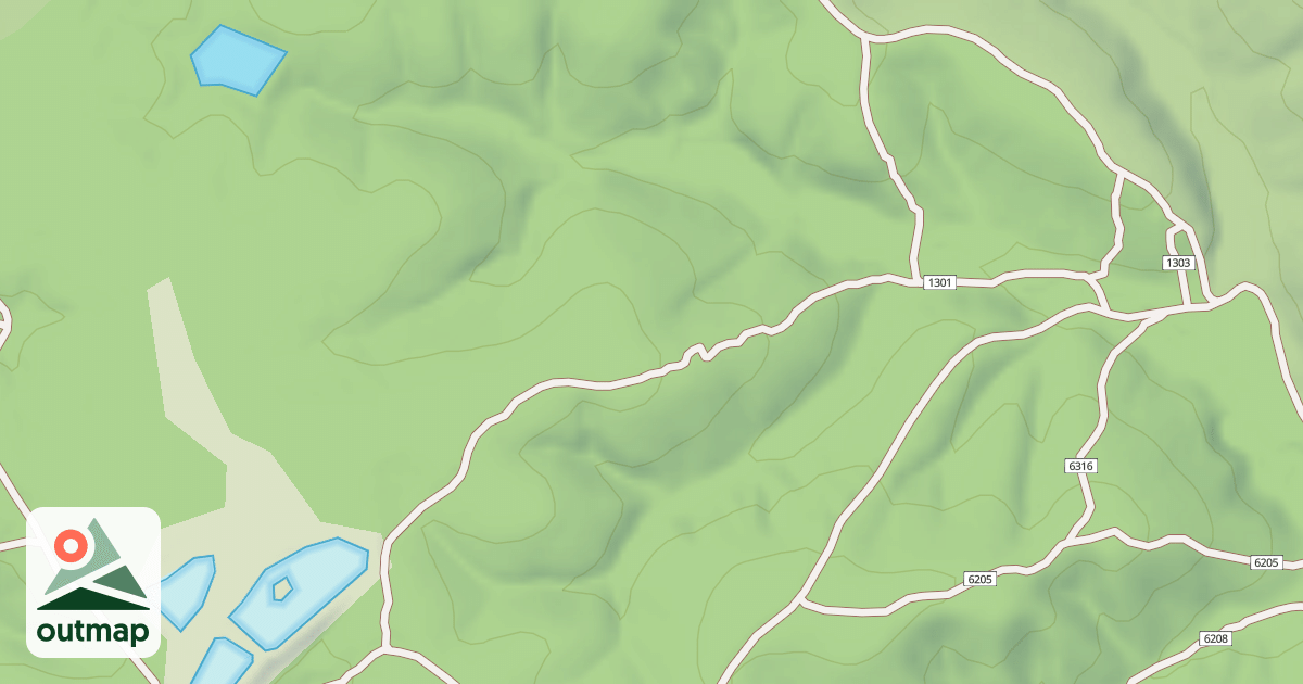 Map of USFS Motor Vehicle Use Map Trails 19790