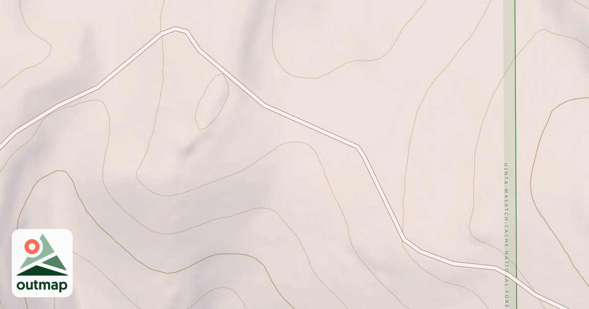 Map of MONUMENT PEAK