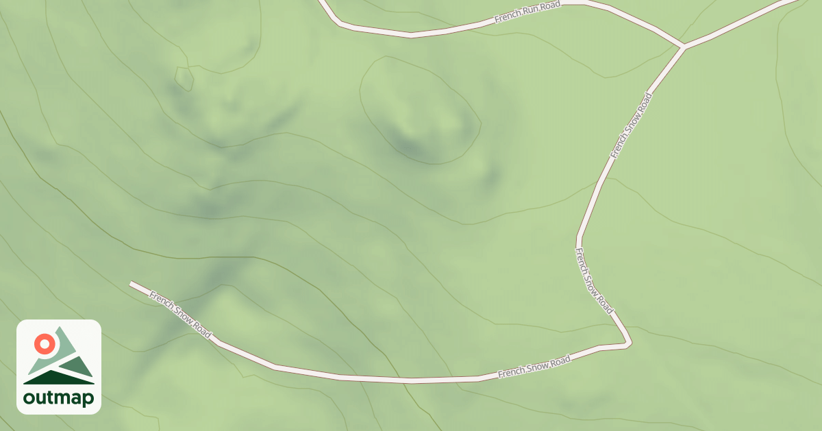 Map of FRENCH SNOW