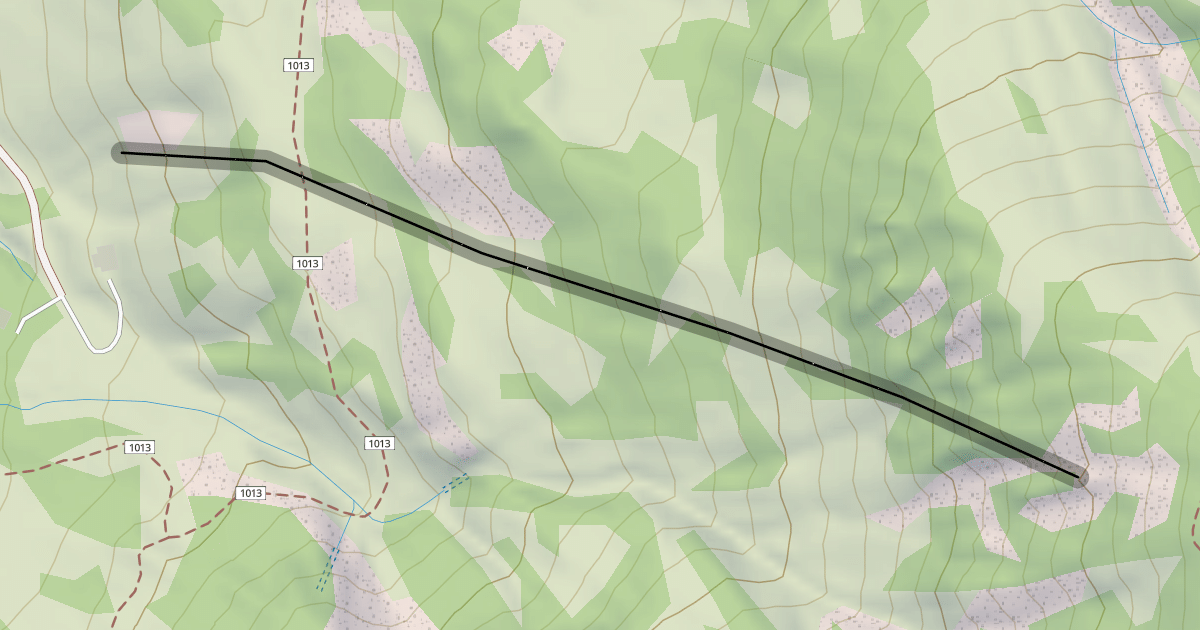 Map preview of Spiney Chutes Area