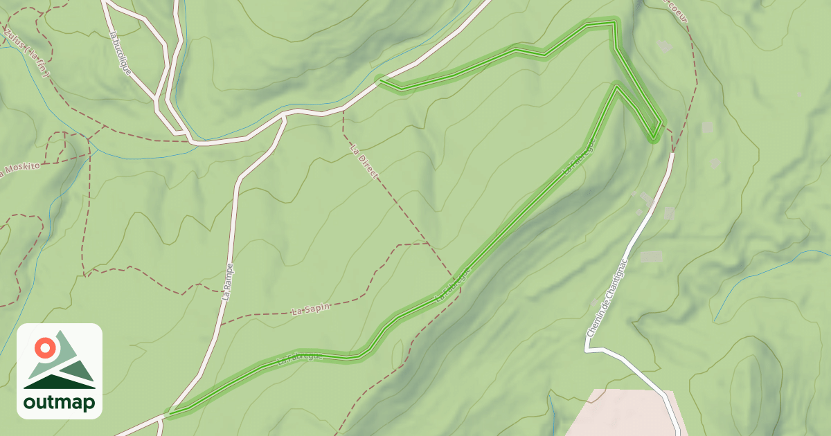 Map of La Fabregue