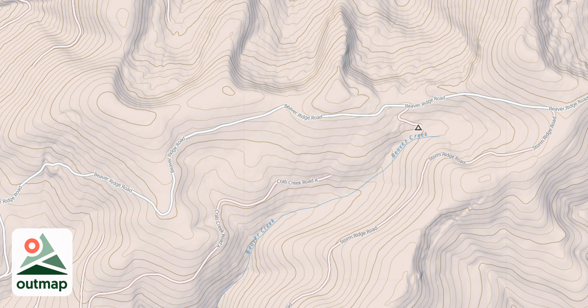 Map of BEAVER RIDGE
