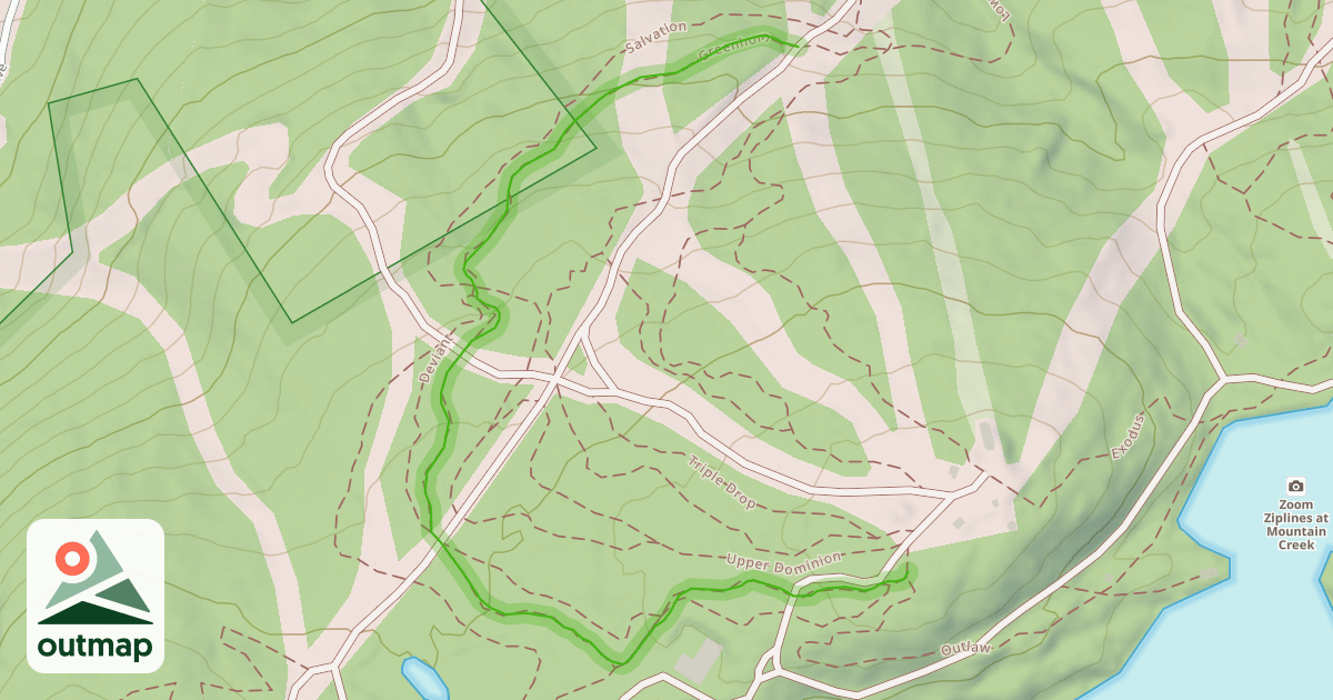 Map of Greenhorn