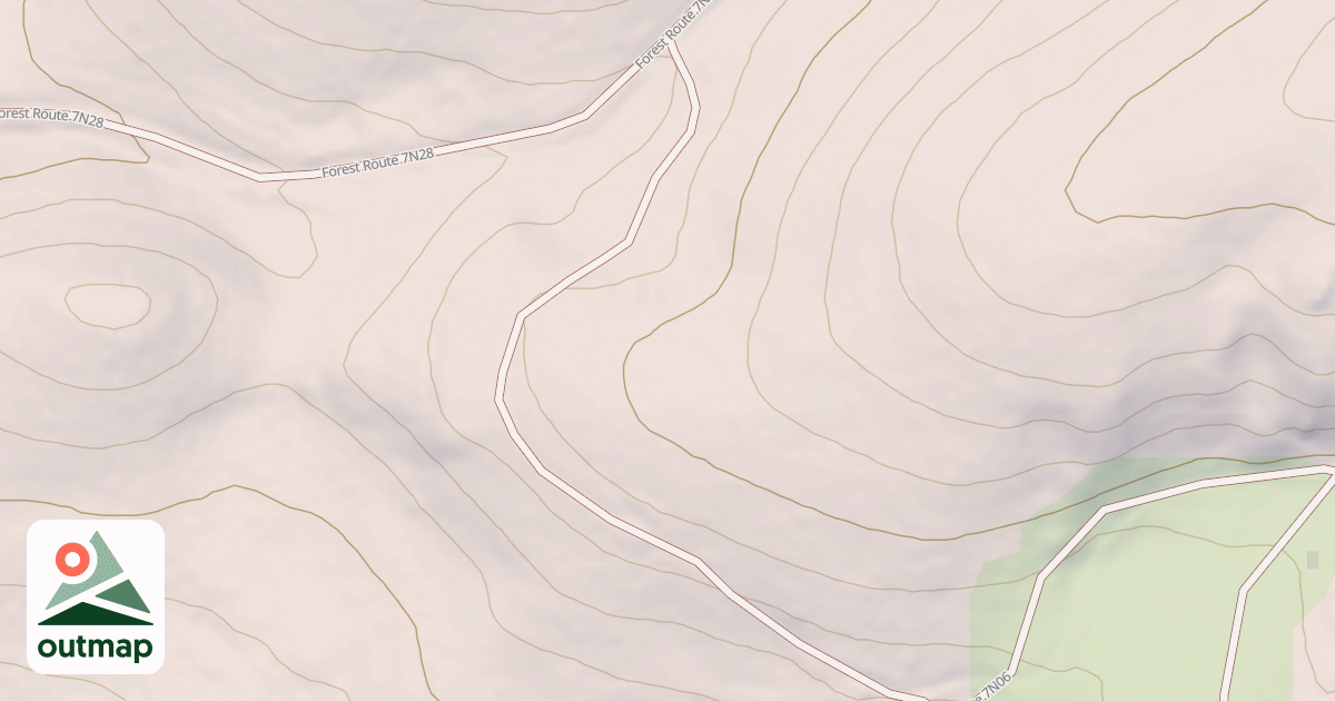 Map of USFS Motor Vehicle Use Map Roads {A5937CD4-8866-4D45-8189-83A51AE374EA}