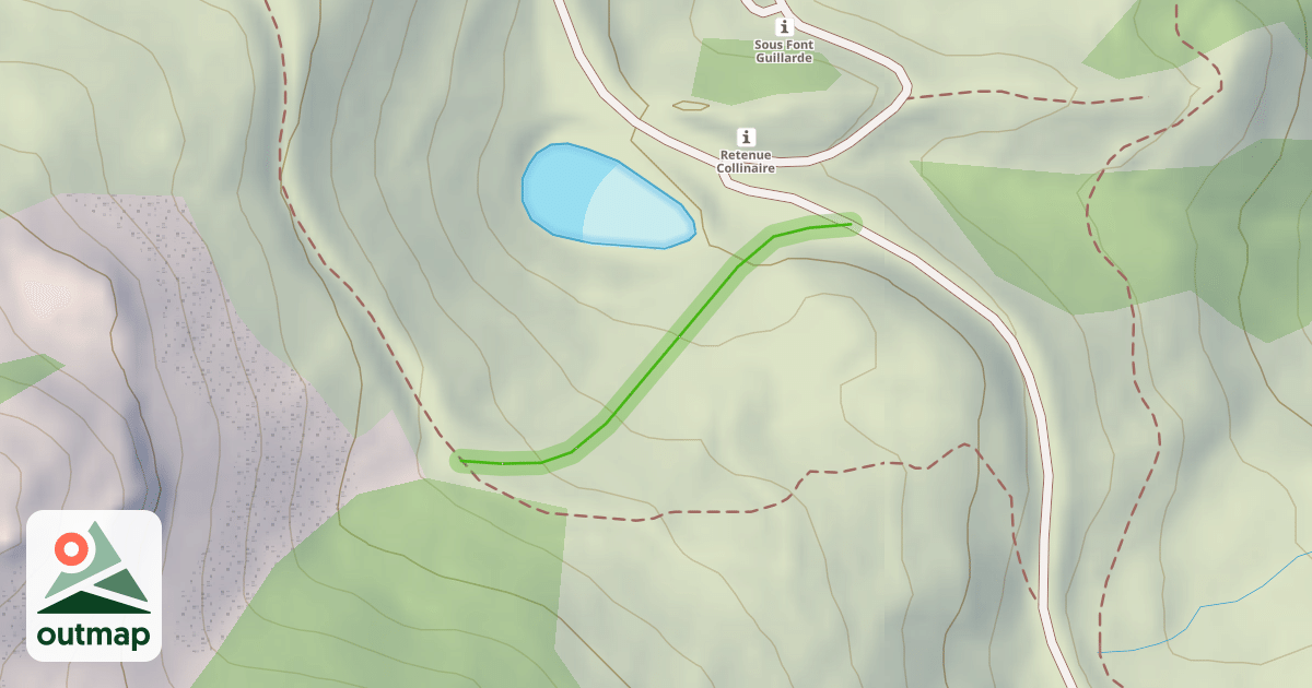 Map of Le Lac