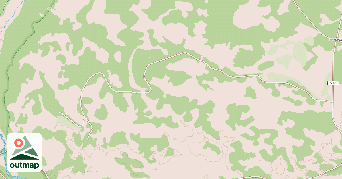 Map of USFS National Forest System Roads {97806A8F-50DF-42B9-AA70-884BCE36191A}