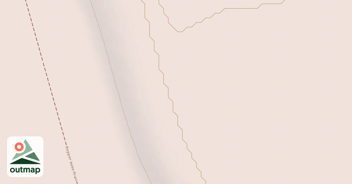 Map of Copper Lake Trail