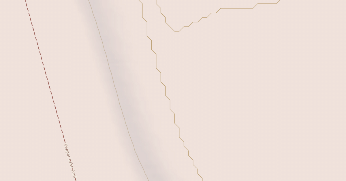 Map preview of Copper Lake Trail