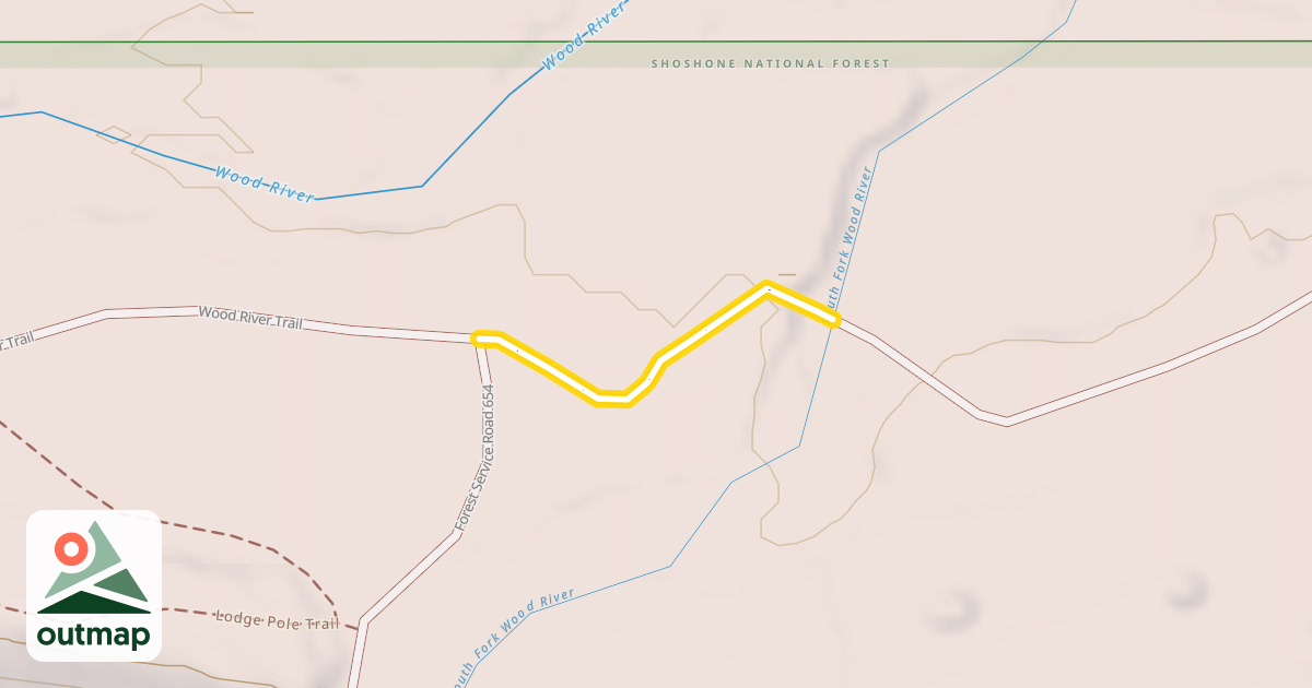 Map of Wood River Trail