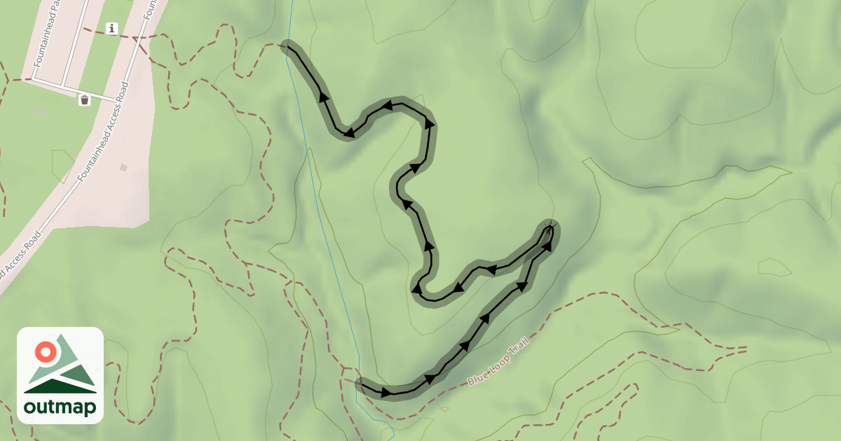 Map of Green Loop Trail