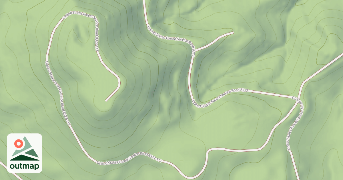 Map of USFS Motor Vehicle Use Map Roads {FBFD2C53-C5F1-4197-9057-EB9D1FB8FAA0}