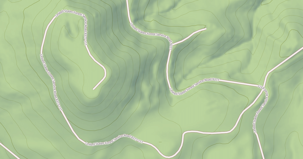Map preview of USFS Motor Vehicle Use Map Roads {FBFD2C53-C5F1-4197-9057-EB9D1FB8FAA0}