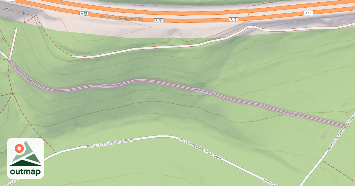 Map of Allée Pintard