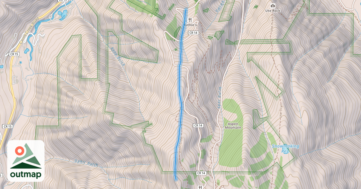 Map of Ruthie's Run