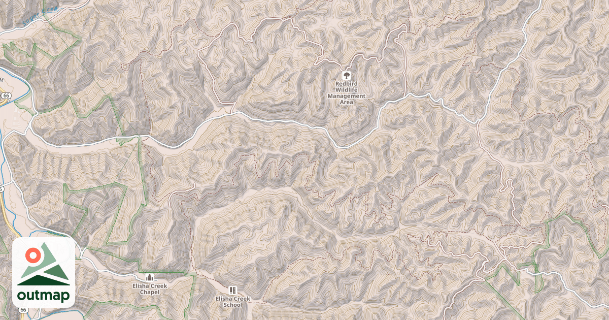 Map of USFS Motor Vehicle Use Map Trails 20753