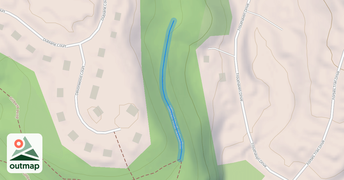 Map of Gilbert Trail Extension